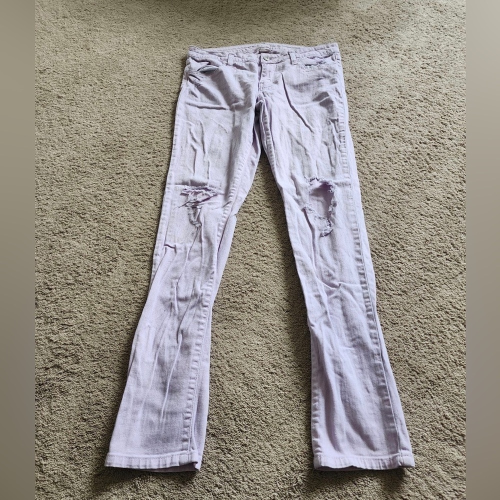 Purple Arizona super skinny jeans size 11